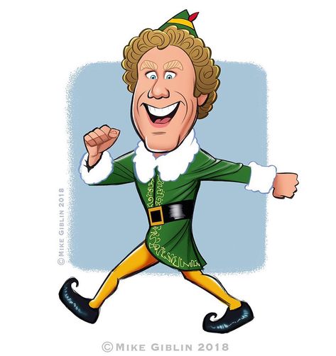 195 Likes, 4 Comments - Mike Giblin (@mikegiblinillustration) on Instagram: “It seems like everyone and their dog is drawing Buddy the Elf at the moment, but there’s no way I…” Buddy Cartoon, Elf Drawing, Seasonal Signs, Elf Cartoon, Window Paint, Elf Drawings, Christmas Sketch, Christmas Window Painting, Spongebob Drawings