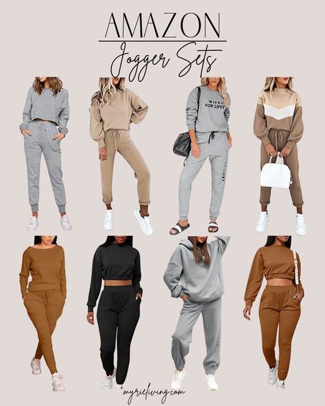 Jogger Set Outfits Women, Amazon Joggers, Marc Jacobs The Tote Bag, Athleisure Outfits Summer, Best Joggers, Fall Attire, Set Outfits, Joggers Outfit, Womens Fashion Inspiration