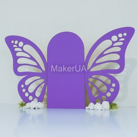 Cinderella Decor, Butterfly Party Decor, Butterfly Backdrop, Unique Party Decor, Birthday Sweet 16, Butterfly Party Decorations, Flower Sign, Butterfly Bedding, Decoration Event