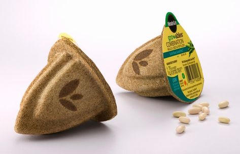 Tactile Packaging, Seed Packaging Design, Seed Packaging, Package Ideas, Seed Pod, Eco Packaging, Biodegradable Packaging, Food Chain, Sustainable Packaging