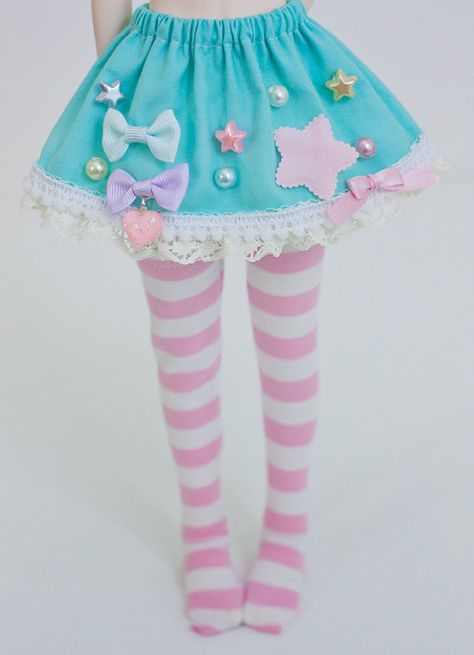 $25 Fairy Kei Fashion, Doll Skirt, Tiny Fairy, Mode Kawaii, Pastel Goth Fashion, Super Kawaii, Pastel Fashion, Kawaii Fashion Outfits, Japanese Street Fashion