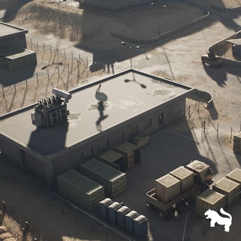 Military Base Concept Art, Base Concept Art, Fallout 4 Settlement Ideas, Super Earth, Military Base, Military Equipment, Unreal Engine, Art And Architecture, 6 Months