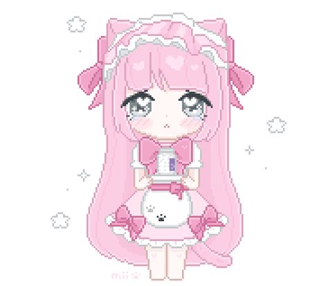 ♡ mii ♡ Kawaii Core Png Icon, Pink Kawaii Gif, Ame Chan Gif, Kawaii Gif Pfp, Kangel Gif, Discord Decor, Virtual Angel, Gif Kawaii, Kawaii Gif