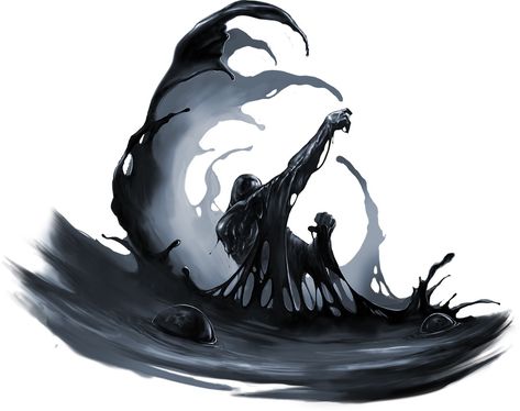 Bestiary 5 Previews: Wyrmwraith & Other Monsters (Gallery) - Tribality Plate Mail, Black Pudding, Super Powers Art, Dnd Monsters, Monster Concept Art, Fantasy Monster, Mythical Creatures Art, Mythological Creatures, Monster Design