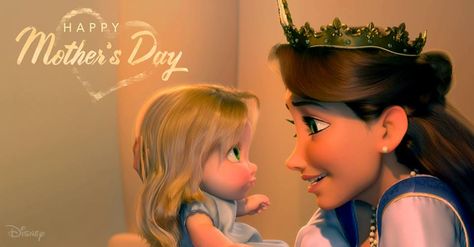 Rapunzel and her mom. Happy Mother's Day! Disney Personality Quiz, Tangled 2010, Rapunzel Disney, Disney Quiz, Foto Disney, Images Disney, Disney Mom, Desain Signage, Princess Rapunzel