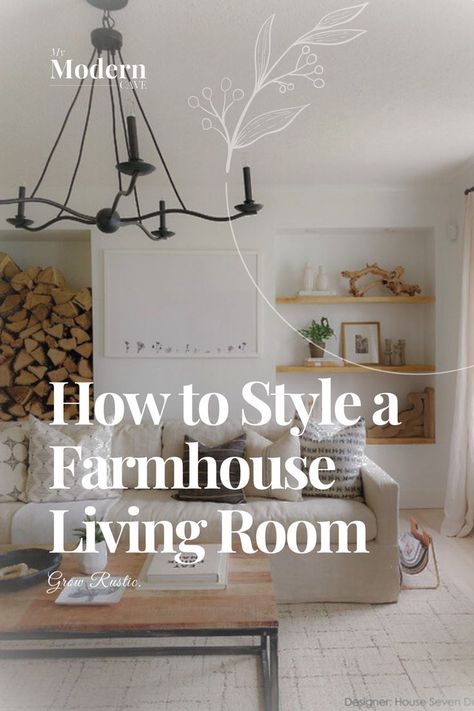 Step into the world of rustic charm and timeless elegance with these 17 farmhouse living room ideas. From cozy throws to distressed furniture, this collection will inspire you to create a space that would make Chip and Joanna Gaines proud. Get ready to add warmth, character, and a touch of modern farmhouse style to your home. Don't miss out on these stunning ideas - start transforming your living room today! New Farmhouse Decorating Ideas, Magnolia Homes Joanna Gaines Living Room, Joanna Gaines Living Room Ideas, Chip And Joanna Gaines House, Living Room Inspiration Farmhouse, Joanna Gaines Living Room, Barnwood Dining Table, Modern Farmhouse Living Room Ideas, Farmhouse Bedroom Set