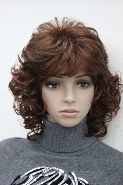 "Elegant Transformations: Gorgeous Hairstyles and Haircuts for Women Over 50. Rediscover Your Radiance! Timeless Looks for Timeless Beauty. Natural Short Hairstyles, Curly Shag Haircut, Short Hairstyles For Black Women, Short Shaggy Haircuts, Hair Today Gone Tomorrow, Hair Highlights And Lowlights, Light Auburn, Layered Haircuts For Medium Hair, Shaggy Haircuts