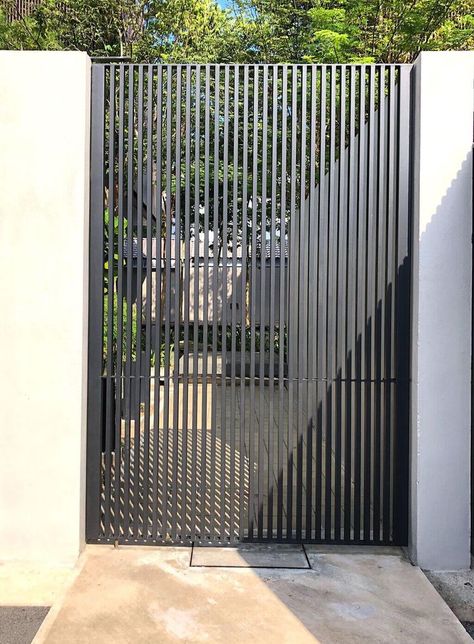 entrance gate design, front gate design, front gate designs for houses, gate design for home, home gate design, house gate design, iron gate design, iron main gate design, main gate design, modern main gate design Gate Door Design, Gate Design For Home, Modern Main Gate Designs, Gate Design Ideas, Grill Gate, Gate Designs Modern, Fence Gate Design, Grill Gate Design, House Fence Design