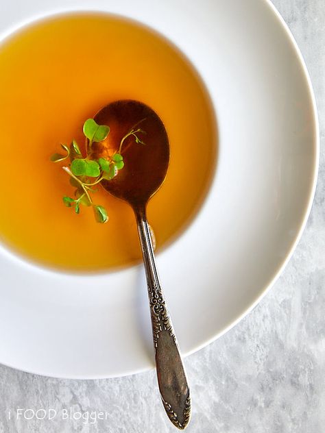 Beef Consomme (Consommé) | cravingtasty.com Beef Consomme Recipe, Beef Consomme, Consomme Recipe, Craving Tasty, Quick Turkey, Steak And Rice, Chili Recipe Turkey, Professional Cooking, Turkey Chili