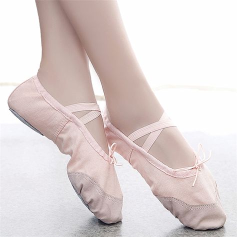 Girls Ballet Flats, Yoga Shoes, Ballroom Dance Shoes, Girls Dress Shoes, Girl Soft, Practice Yoga, Toddler Girl Shoes, Shoes Canvas, Wedding Dress Shoes