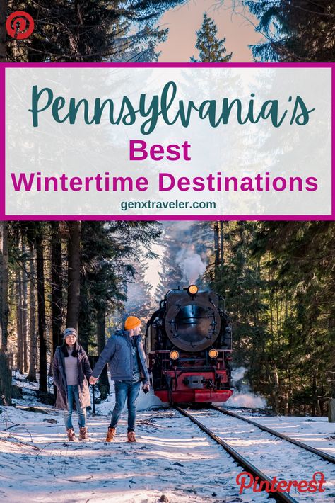 When considering a destination for a winter getaway, don't rule out Pennsylvania. Here you will options including ski weekends, romantic getaways, city breaks, and everything in between. #Pennsylvania #winter #wintergetaway #pawintergetaway #ski Romantic Winter Getaways, Winter Weekend Getaway, Best Winter Destinations, Winter Getaways, Couples Weekend, Pennsylvania Travel, Friend Vacation, Ski Vacation, Winter Destinations