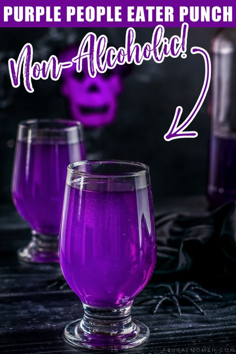 Purple Drink Nonalcoholic, Cute Halloween Drinks Non Alcoholic, Halloween Lemonade Punch, Purple Party Drinks Non Alcoholic, Grape Juice Halloween Punch, Non Alcoholic Punches For Parties, Halloween Party Non Alcoholic Drink Ideas, Kid Friendly Halloween Punch Recipes, Purple Party Punch Non Alcoholic