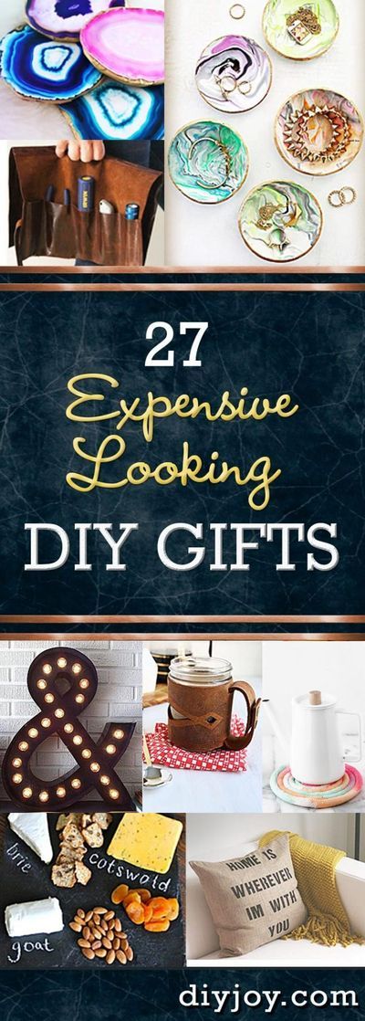 Inexpensive DIY Gifts and Creative Crafts and Projects that Make Cool DIY Gift Ideas CHEAP! Handmade DYI Christmas Presents that Only Look Expensive. Many of the crafty ideas can be made from dollar store supplies. Learn how to make these projects instea Adult Gifts To Make, Cheap Diy Gifts Ideas, Diy Christmas Gifts People Actually Want, Diy Gifts When You Are Broke, Cheap Diy Xmas Gifts, Mens Homemade Gifts, Easy Personalized Gifts Diy, Homemade Gifts People Love, Diy Bulk Gift Ideas