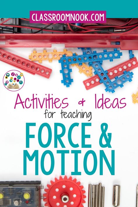 Third Grade Force And Motion Activities, Force And Motion Stem Challenges, Forces And Motion 3rd Grade Activities, Force And Motion Stem Activities, Force And Motion Activities 3rd, Stem Activities Elementary 5th Grade, Forces And Motion 3rd Grade, Force And Motion Anchor Chart, Force And Motion Experiments