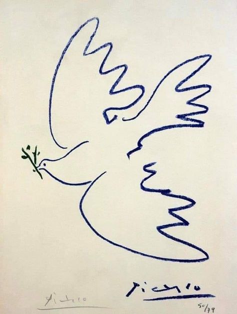 Picasso Dove Of Peace, Picasso Dove, Pablo Picasso Drawings, Picasso Drawing, Pablo Picasso Art, Art Picasso, Dove Of Peace, Istoria Artei, Picasso Paintings