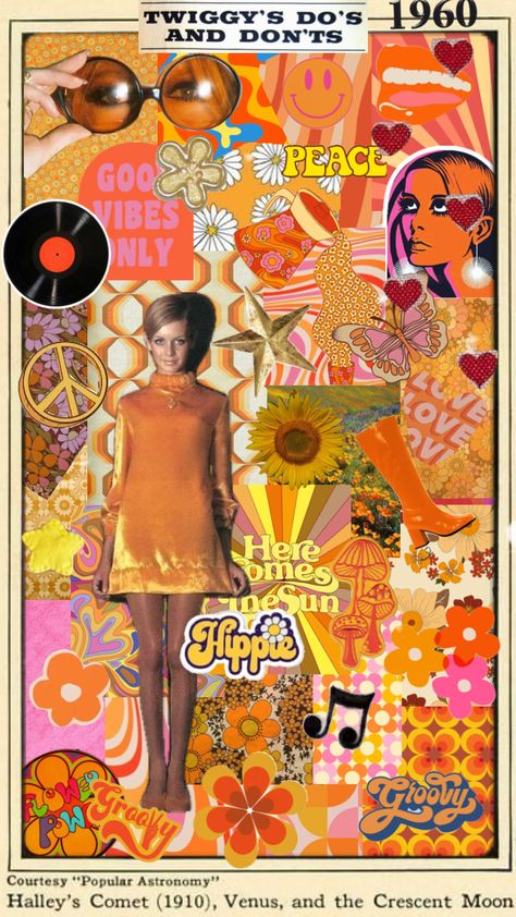 #twiggy #60s #orange #60saesthetic #beauty #model #orangeaesthetic #vibes #fypshuffle Twiggy Aesthetic, 60s Aesthetic Art, 1960s Party Theme, Vintage 60s Aesthetic, 60s Party Themes, Twiggy 60s, 60’s Aesthetic, 60 Aesthetic, Decades Party