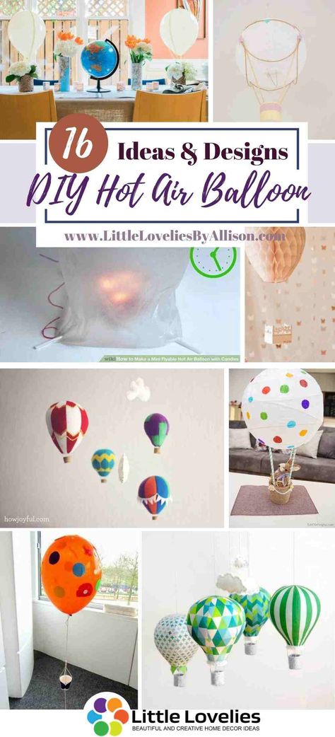 Best-DIY-Hot-Air-Balloon Hotairballoon Diy, How To Make A Hot Air Balloon, Diy Hot Air Balloon Decor, How To Create A Hot Air Balloon With Balloons, Air Baloons Decoration Diy, Diy Air Balloon, Mini Hot Air Balloon Diy, Paper Mache Hot Air Balloon Diy, Baloon Diy