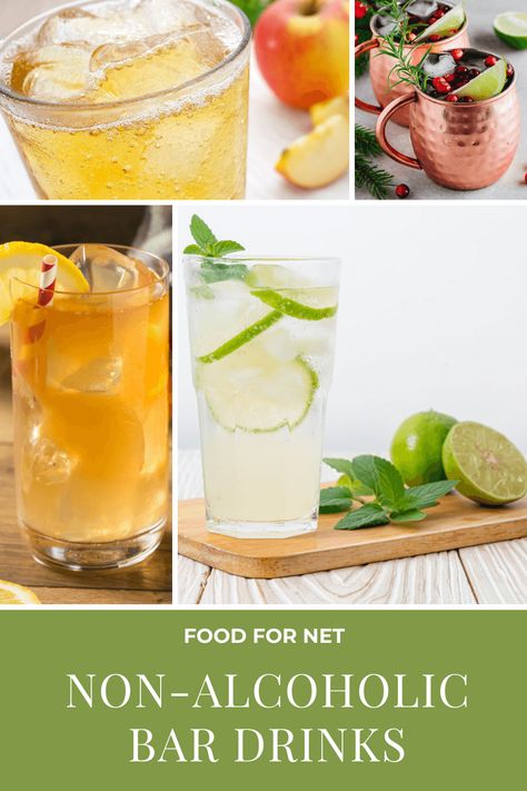 Low Calorie Drinks Nonalcoholic, Best Non Alcoholic Drinks, Mocktail Bar, Alcohol Free Cocktails, Easy Mocktail Recipes, Mocktail Drinks, Alcholic Drinks, Summer Drinks Alcohol, Alcohol Free Drinks