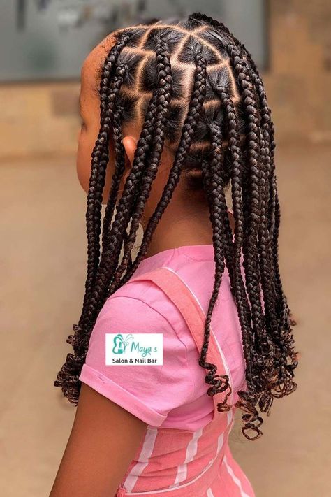 Half Up Half Down Kids Braids, Box Braids For Kids, Kids Box Braids, Black Kids Braids Hairstyles, Short Box, Lil Girl Hairstyles, Kids Braids, Kid Braid Styles, Toddler Hairstyles