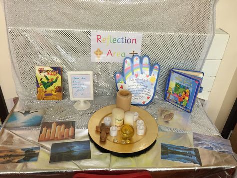 My new reflection area EYFS em Reflection Area Classroom, Reflection Area Eyfs, Creative Area Display Eyfs, Wow Moments Display Eyfs, All About Me Eyfs, Formation Ideas, Classroom Display Boards, Teaching Displays, Year 1 Classroom