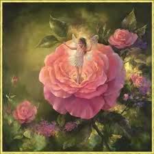 elf rose Fairy Paintings, Rose Fairy, Detailed Paintings, Fairy Pictures, Fairy Artwork, Fairies Elves, Flower Fairies, Beautiful Fairies, Fantasy Fairy