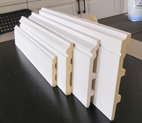 Baseboard Moulding Ideas, Base Moulding Styles, Traditional Baseboards And Trim, Baseboard Molding Ideas, 8” Baseboards, 8 Inch Baseboard Trim, Baseboard Trim Styles Modern, 7 Inch Baseboards, Baseboard Size Guide