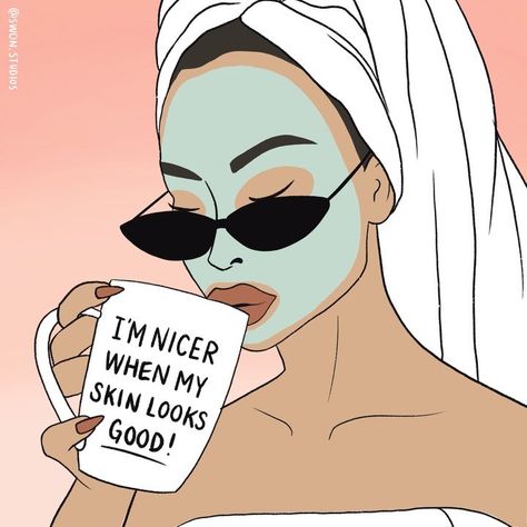 Sara A. (Illustration/animation by @swon.studios)   #skinquote #skinmantra #illustration #girl illustration #qotd Esthetician Quotes, Skins Quotes, Beauty Skin Quotes, Esthetics Room, Esthetician Marketing, Skin Facts, Skincare Quotes, Illustration Art Girl, Beauty Illustration