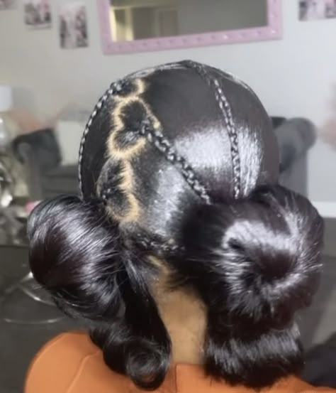 Low Pony Hairstyles, Barbie Ponytail, Two Ponytails, Pony Hairstyles, Quick Natural Hair Styles, Flat Iron Hair Styles, Slick Hairstyles, Heart Hair, Dope Hairstyles