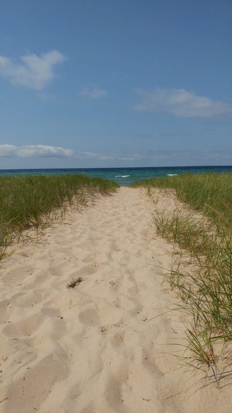 Platte River Campground Trail to Lake Michigan Sleeping Bear Dunes Beach With Flowers, Sleeping Bear Dunes Michigan, Friendship Women, Take Me To The Lakes, Up Michigan, Travel Minnesota, Michigan Lake, Upper Peninsula Michigan, Minnesota Travel