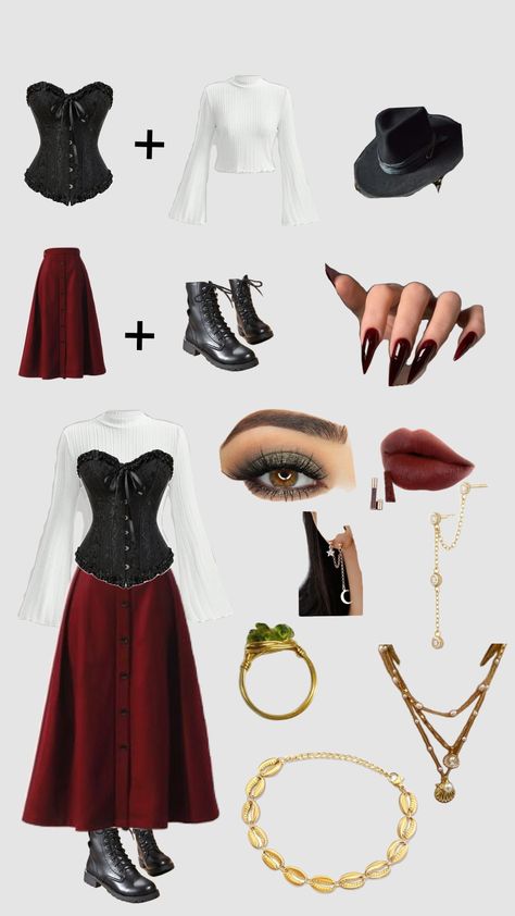 Pirate costume 🏴‍☠️ #piratesofthecaribbean #pirateaesthetic #pirate Spooky Pirate Costume, At Home Pirate Costume, Pirates Of The Caribbean Inspired Outfit, Pirate Vibe Outfit, Captain Hook Costume Women, Simple Pirate Outfit, Pirate Aesthetic Costume, Pirates Costume Female, Pirate Inspired Outfits Casual