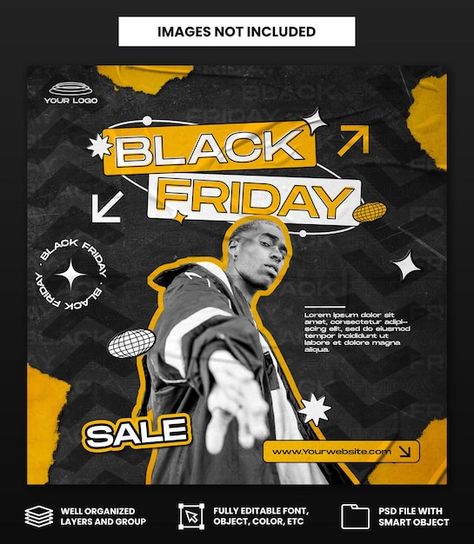 Instagram Promotion Design, Black Friday Design Ideas, Black Friday Graphic, Instagram Social Media Post, Black Friday Fashion, Black Friday Poster, Black Friday Sale Poster, Black Friday Design, Friday Fashion