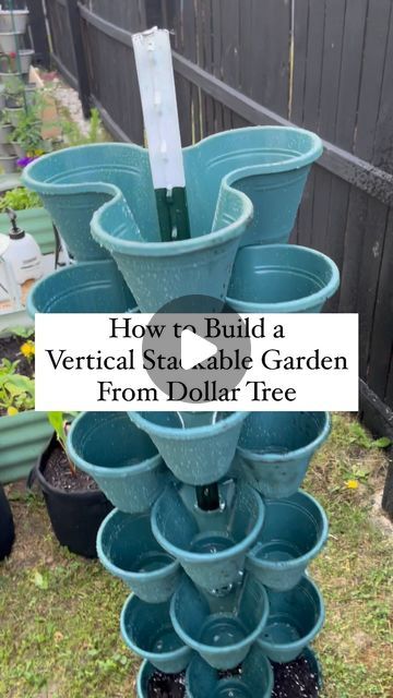 Vertical Home Garden, Diy Garden Shelf, Growing Vertically Garden, Diy Garden On A Budget, Vegetable Garden Design Backyard, Cute Vegetable Garden Ideas, Wood Planters Outdoor Easy Diy, Deck Gardening Ideas, Vertical Growing Vegetables