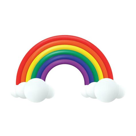 Rainbow Clipart, Cute Rainbow, Rainbow Colors, Color Me, Vector Art, White Background, Vector Free, Clip Art, Rainbow