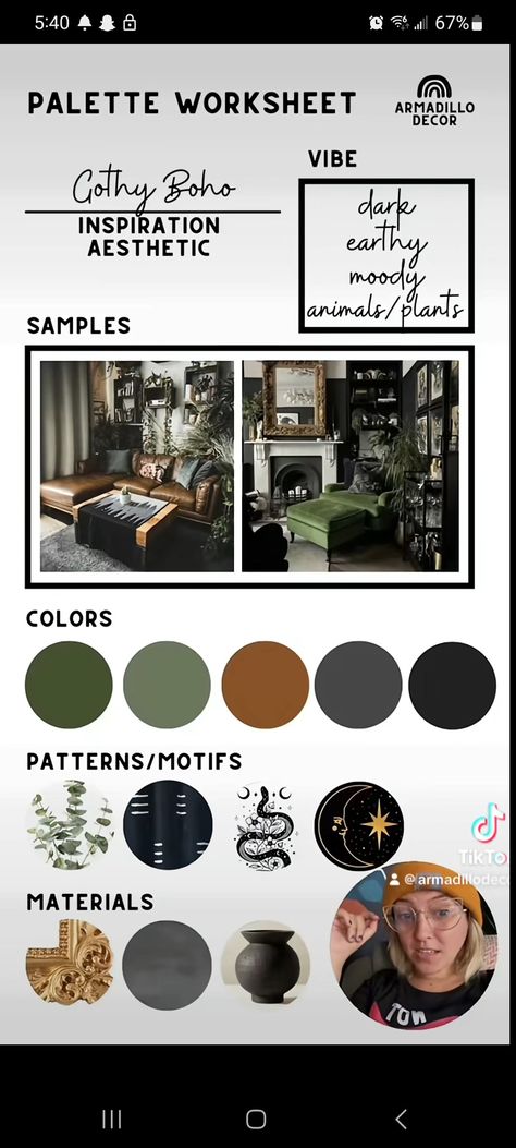 Classroom Decor Dark Academia, Classy Goth Bedroom Ideas, Boho Goth Office, Gothic Office Aesthetic, Cottage Goth Bedroom, Dark Boho Classroom, Moody Gothic Bedroom, Boho Witch Aesthetic Home, Minimal Goth Decor