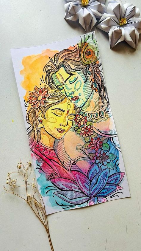 #rtmaniac #krishna #holi #holispecial #colorful  #CreateInColour Holi Special Drawing, Holi Drawing, Krishna Holi, Radha Krishna Holi, Pen Art Work, Holi Special, Meaningful Drawings, Beautiful Art Paintings, Abstract Art Painting Diy