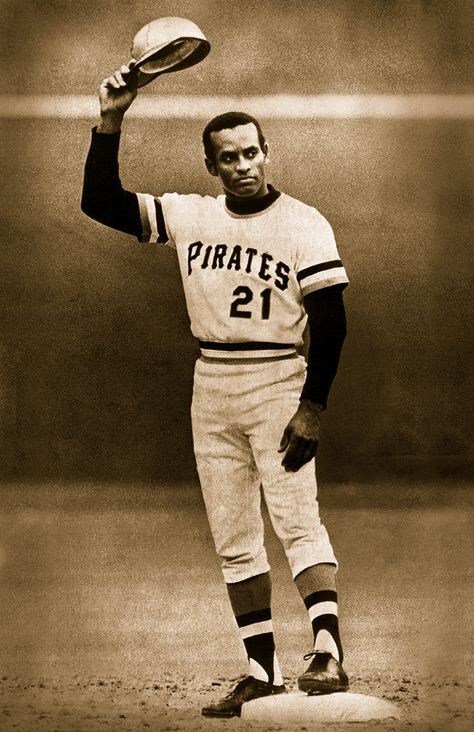 Roberto Clemente - Pittsburgh Pirates - Hit #3000 Pittsburgh Pirates Baseball, Roberto Clemente, Pirates Baseball, Pittsburgh Sports, Sport Icon, Sports Hero, Sports Figures, Fair Play, Pittsburgh Pirates