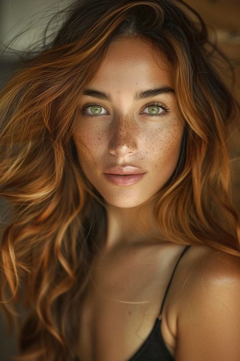 25 Stunning Hair Color Ideas For Olive Skin Auburn Hair Color Green Eyes, Hair Color For Green Eyes And Warm Skin, Hair On Olive Skin Tone, Hair For Green Eyes And Olive Skin, Pale Skin Green Eyes Hair Color, Hair Color For Green Eyes And Olive Skin, Green Eye Hair Color Ideas, Hair Colour For Olive Skin Tone, Olive Skin Hair Color Ideas