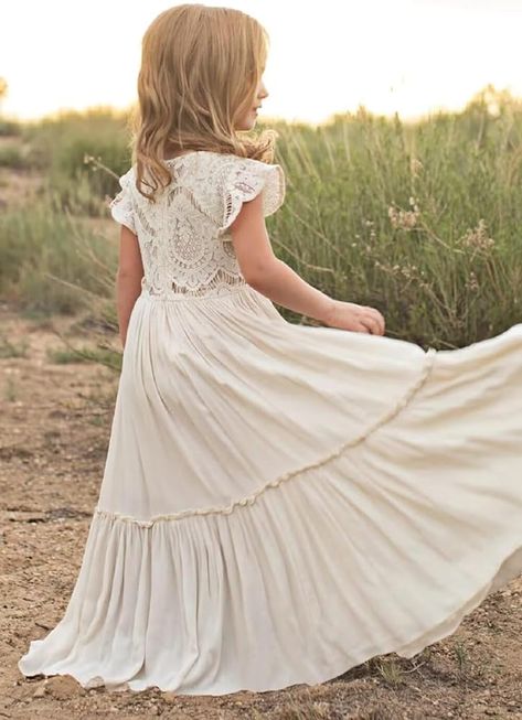 Amazon.com: JISISANG Lace Embellished Flower Girls Wedding Party Dresses Boho Ruffle Chiffon First Communion Dress A-Line Long Wedding Bridesmaid Dress Apricot 02: Clothing, Shoes & Jewelry Unicorn Pics, Joyfolie Dress, Girls Boho Dress, Baptism Dresses, Chiffon Flower Girl Dress, Boho Flower Girl, Macy Dresses, Detailed Dress, Gorgeous Maxi Dresses