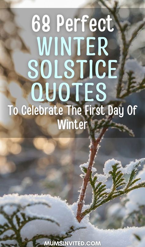 The First day of Winter is here! Happy Winter Solstice. To help you celebrate the winter solstice, click to read some Winter Solstice Quotes to celebrate the shortest day of the year on December 21 or 22. Happy Yule Holidays! Winter Solstice Greetings, Yule Quotes Winter Solstice, Winter Solstice Spells, Winter Solstice Poem, Winter Solstice Wishes, Yule Art Winter Solstice, Happy Yule Winter Solstice, Yule Quotes, First Day Of Winter Quotes