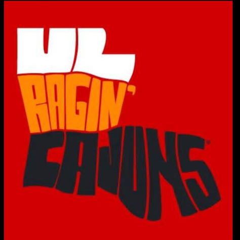 UL Ragin Cajuns Nfl Saints, Louisiana Style, Louisiana Cajun, Small Towns Usa, Louisiana Art, Silhouette Shirt, Lafayette La, Louisiana State University, College Logo