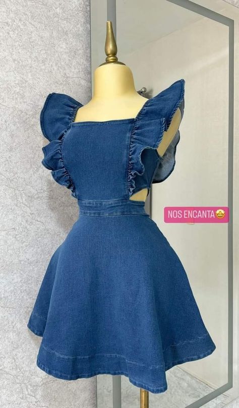 Denim Gown Styles, Denim Gown Jean Dresses, Jean Gown Styles, Jean Gown, Denim Gown, Jeans Gown, Classy Short Dresses, Fancy Short Dresses, Modest Dresses Fashion