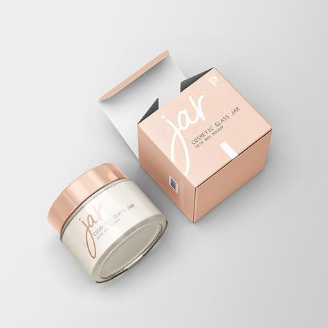 Jar Packaging Design, Plastic Food Packaging, Jar Packaging, Restaurant Flyer, Free Mockup Templates, Cosmetic Display, Cosmetic Box, Cosmetic Design, Box Mockup