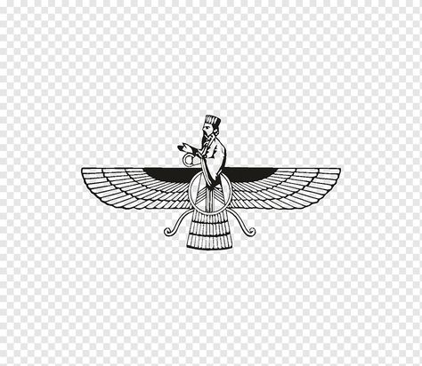 Faravahar Tattoo, Ahura Mazda, Plant Drawings, Horoscope Tattoos, Samoan Tattoo, Geometric Tattoo Design, Logo Idea, Ancient Persian, Gray Aesthetic