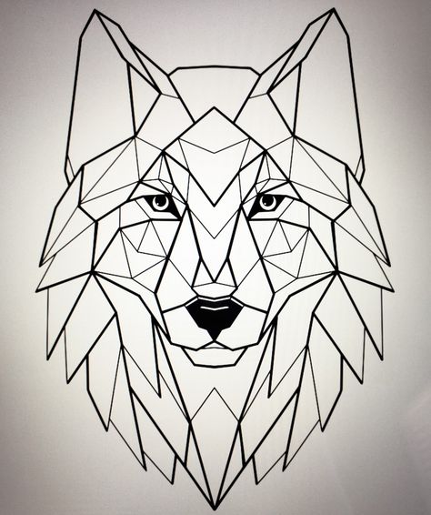 Geometric Tattoo Design Pattern, Tato Mandala, Geometric Art Animal, رسم كاريكاتير, Gymnastics Tricks, Geometric Wolf, Geometric Design Art, Geometric Drawing, Geometric Animals