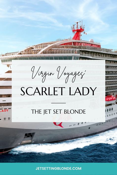 Scarlet Lady Cruise Ship, Virgin Voyages Cruise Scarlet Lady, Virgin Voyages Cruise, Virgin Cruises, Virgin Atlantic, Outdoor Yoga, Luxury Boutique Hotel, Anniversary Trips, Cruise Tips