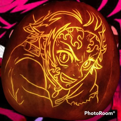 Genshin Impact Pumpkin Carving, Bakugo Pumpkin Carving, Sukuna Pumpkin Carving, Pumpkin Carving Anime Ideas, Mha Pumpkin Carving, Anime Pumpkin Carving, Pumkin Carving, Relief Carving, Carving Pumpkins