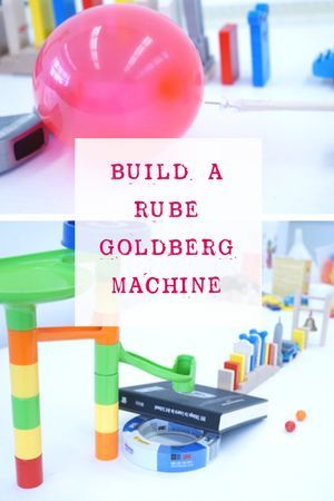 Lego Rube Goldberg Machine, Chain Reactions For Kids, Kids Invention Ideas Projects, Rube Goldberg Projects, Engineering Crafts, Science Corner, Simple Machines Activities, Simple Machine Projects, Makerspace Activities