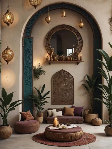 Sunroom Kits, Arabic Interior Design, Condo Decor, Moroccan Home Decor, Casas The Sims 4, Bohemian Modern, Living Room Design Decor, Moroccan Decor, Dream House Interior