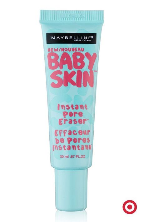 Maybelline's Baby Skin primer erases pores, smooths skin and preps it for your makeup! Perfect for revitalizing your beauty routine for spring! Baby Skin Primer, Best Pore Minimizer, Drugstore Primer, Maybelline Baby Skin, Poreless Skin, Pore Eraser, Balsam Do Ust, Maybelline New York, Makeup Primer