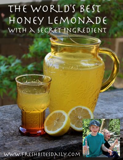 Honey Beverage Recipes, Homemade Lemonade With Honey, Big Batch Lemonade, Honey Lemonade Recipe, Lemonade Recipe With Honey, Lemonade With Honey, Ramadan Foods, Best Homemade Lemonade, Honey Lemonade